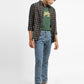 Men's 511 Blue Slim Fit Mid Rise Jeans - 6afb211d-3c58-43da-bf30-54fb30c9e58e View