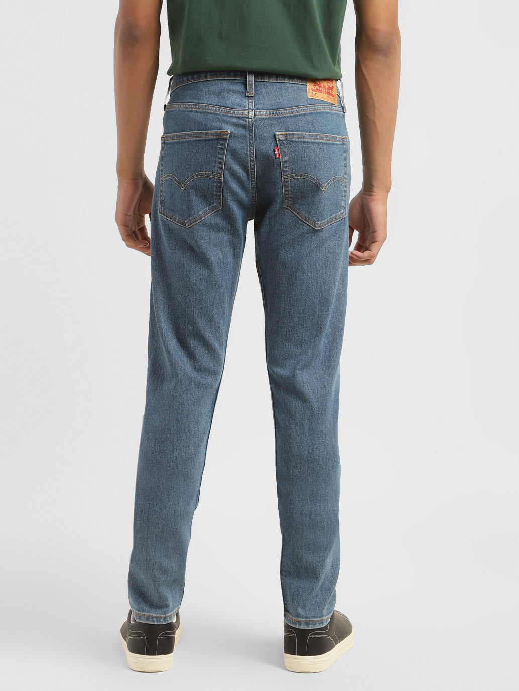 Men's 511 Blue Slim Fit Mid Rise Jeans - 30a38915-5828-42d5-a5fc-fa1c861e6234 View