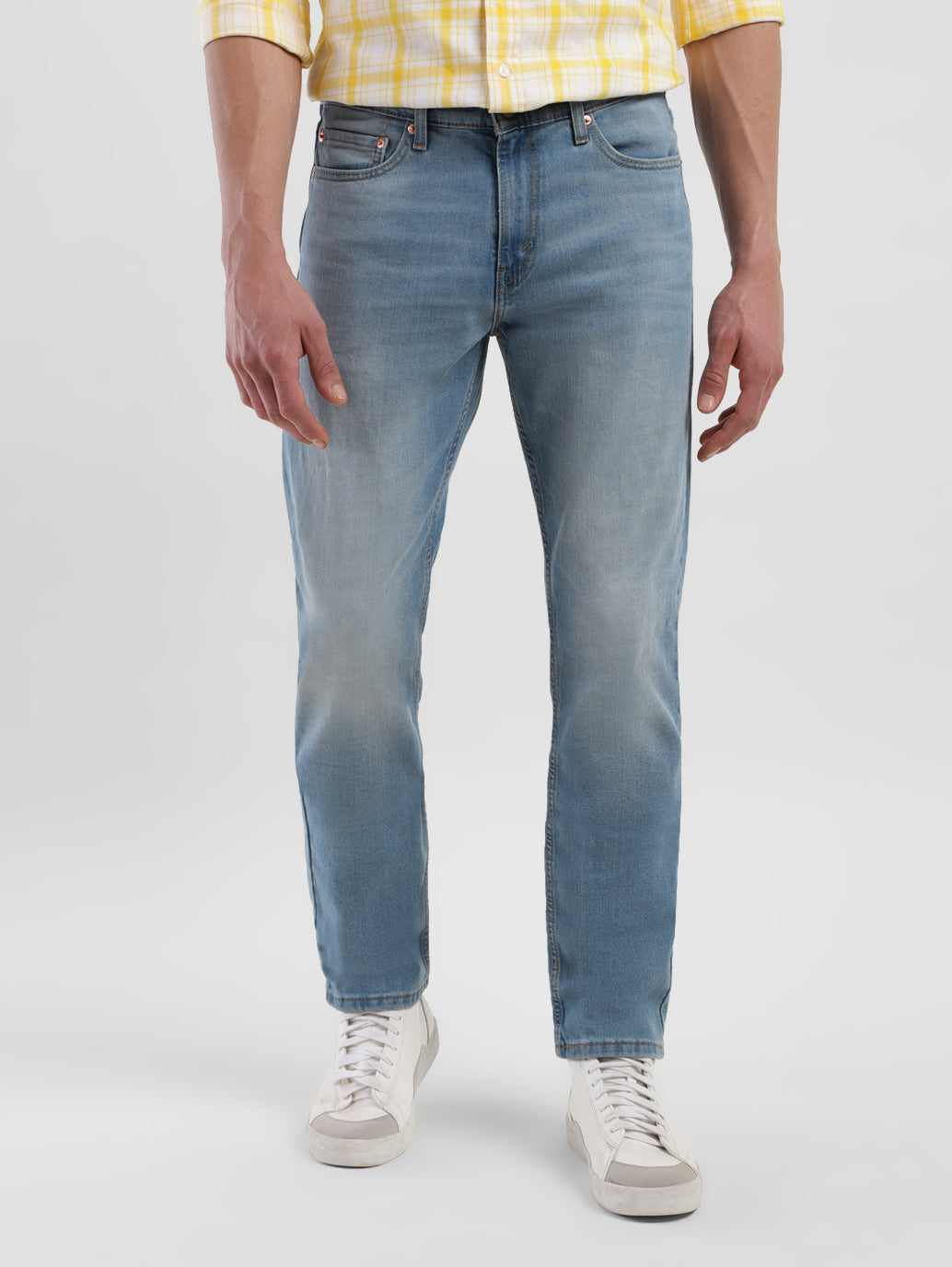 Men's 511 Blue Slim Fit Mid Rise Jeans