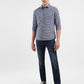 Men's 511 Navy Blue Slim Fit Mid Rise Jeans - ModelFront View