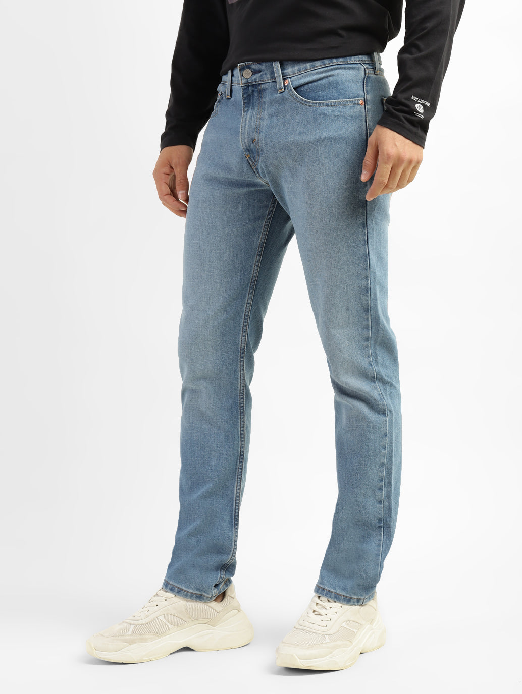 Men's 511 Blue Slim Fit Mid Rise Jeans - 23282afc-ecd2-4475-951e-86627ff2d8dc View