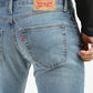 Men's 511 Blue Slim Fit Mid Rise Jeans - 92cf0a99-e064-4eee-a759-c5178985de58 View
