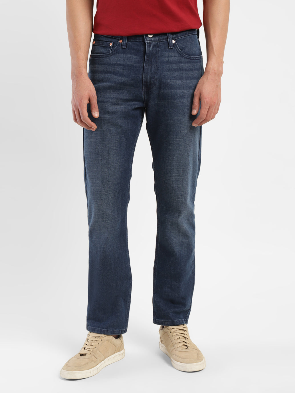 Men's 511 Blue Slim Fit Mid Rise Jeans - 7a9ce6fe-205f-47cb-8d28-4014b3538817 View