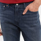 Men's 511 Blue Slim Fit Mid Rise Jeans - FrontDetails View