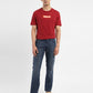 Men's 511 Blue Slim Fit Mid Rise Jeans - ModelFront View