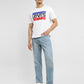 Men's 511 Blue Slim Fit Mid Rise Jeans - ModelFront View