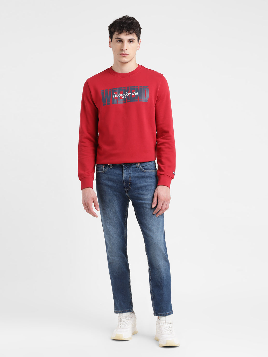 Men's 511 Blue Slim Fit Mid Rise Jeans