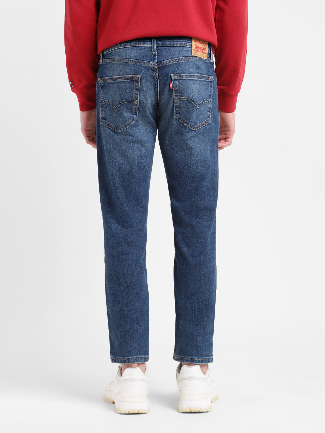 Men's 511 Blue Slim Fit Mid Rise Jeans - 76130896-f352-4f6a-a599-7bb4ff06c286 View