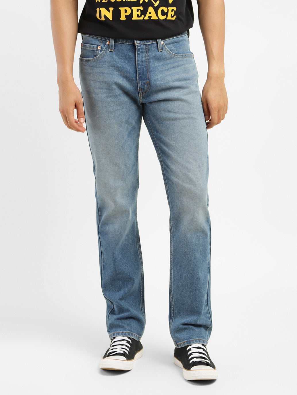 Men's 511 Blue Slim Fit Mid Rise Jeans - a2bfadfe-76b3-41bb-8ff7-84a89f0540c3 View