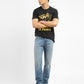 Men's 511 Blue Slim Fit Mid Rise Jeans - StyleShot View
