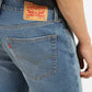 Men's 511 Blue Slim Fit Mid Rise Jeans - Backdetails View