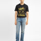 Men's 511 Blue Slim Fit Mid Rise Jeans - ModelFront View