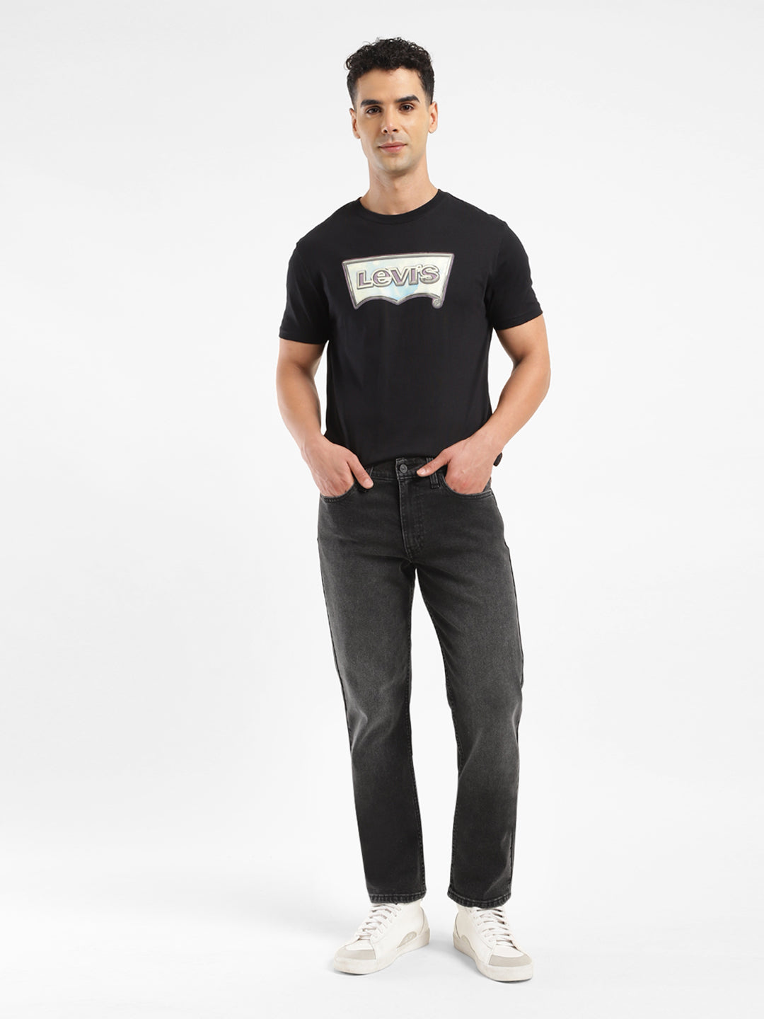 Men's 511 Black Slim Fit Mid Rise Jeans