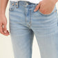 Men's 511 Blue Slim Fit Mid Rise Jeans - Detail View