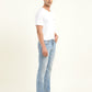 Men's 511 Blue Slim Fit Mid Rise Jeans - Side View