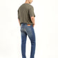 Men's 511 Blue Slim Fit Mid Rise Jeans - Back View
