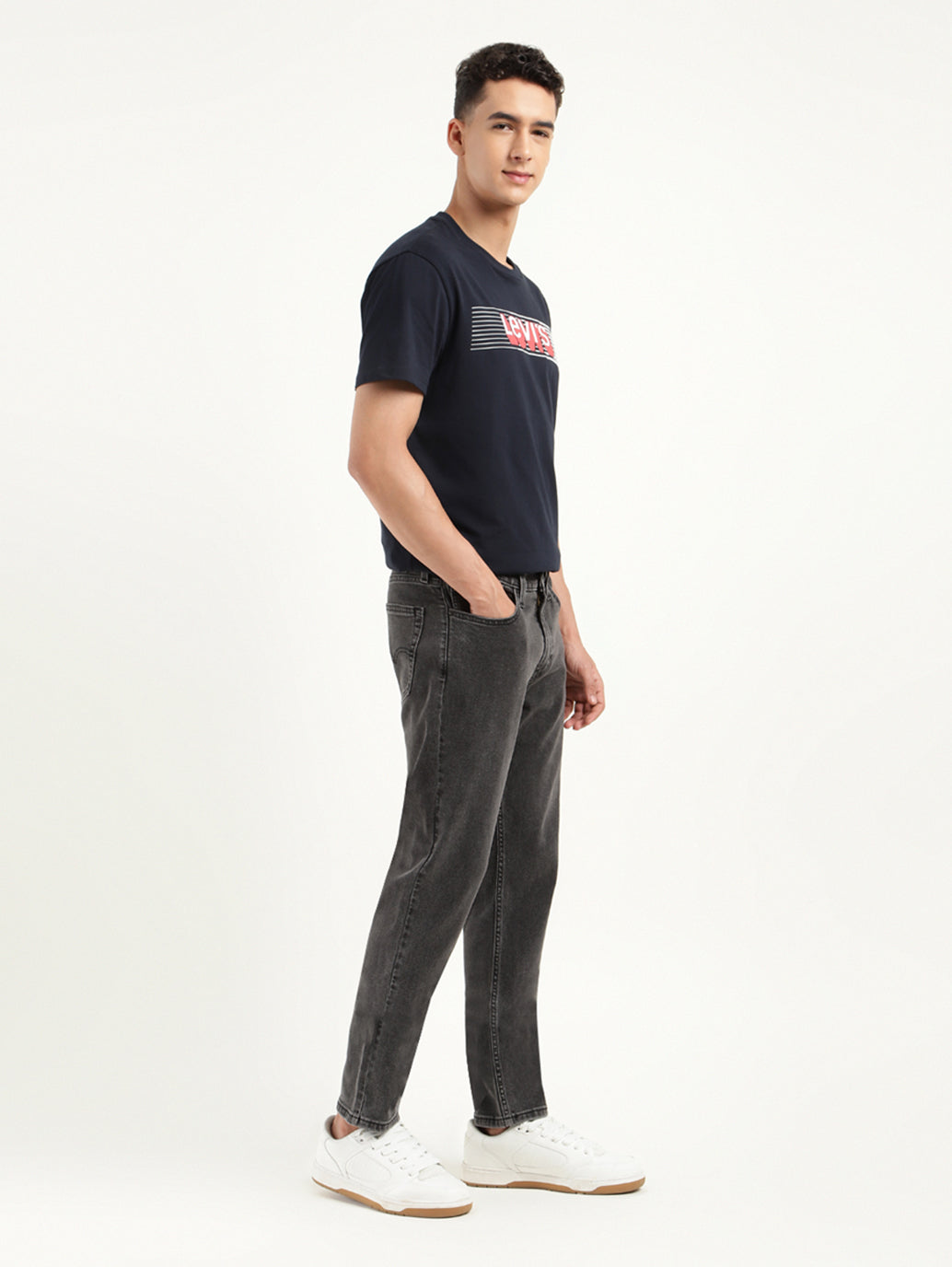 Men's 511 Black Slim Fit Mid Rise Jeans - c6f29a4c-9365-4018-b211-d3dffc23e1d1 View
