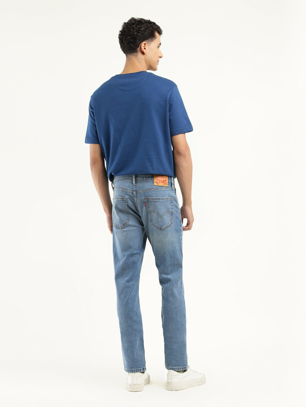 Men's 511 Indigo Slim Fit Mid Rise Jeans - Back View