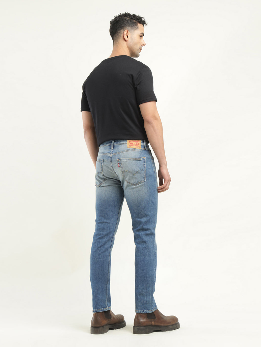 Men's 511 Indigo Slim Fit Mid Rise Jeans - Back View