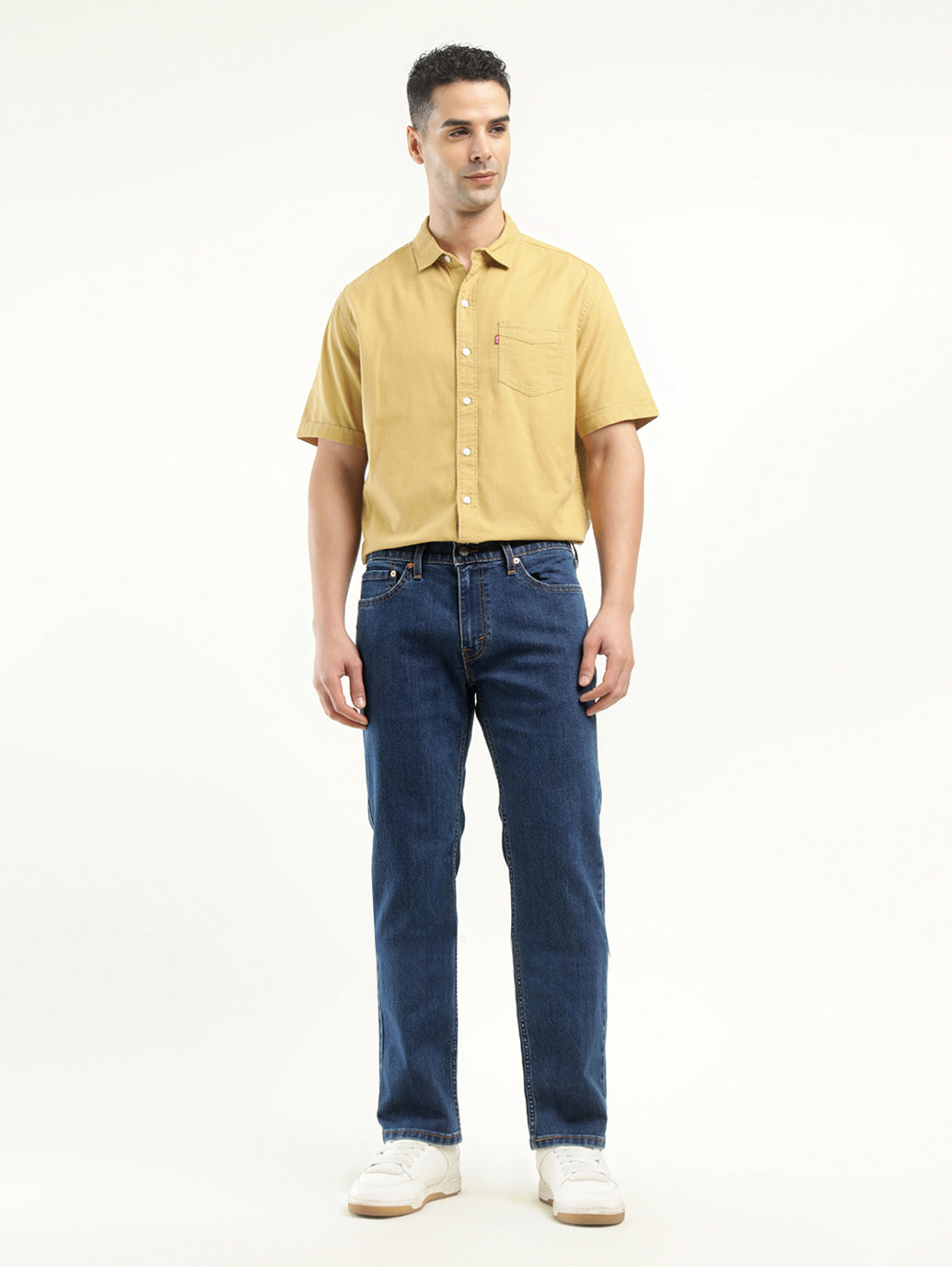 Men's 511 Indigo Slim Fit Mid Rise Jeans - Front View