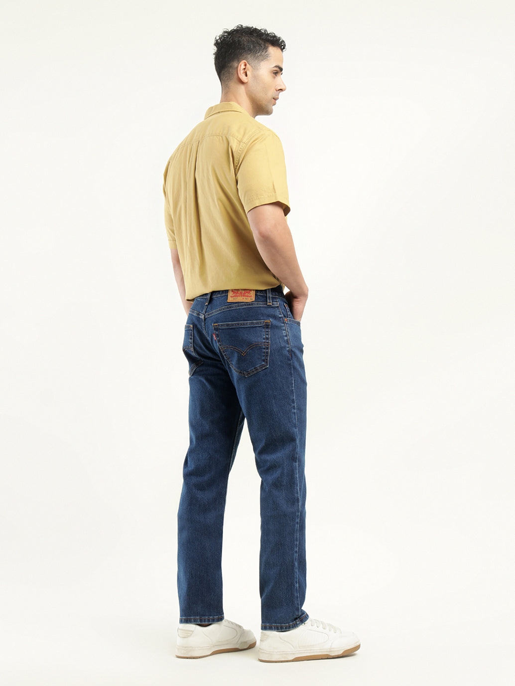 Men's 511 Indigo Slim Fit Mid Rise Jeans - Back View