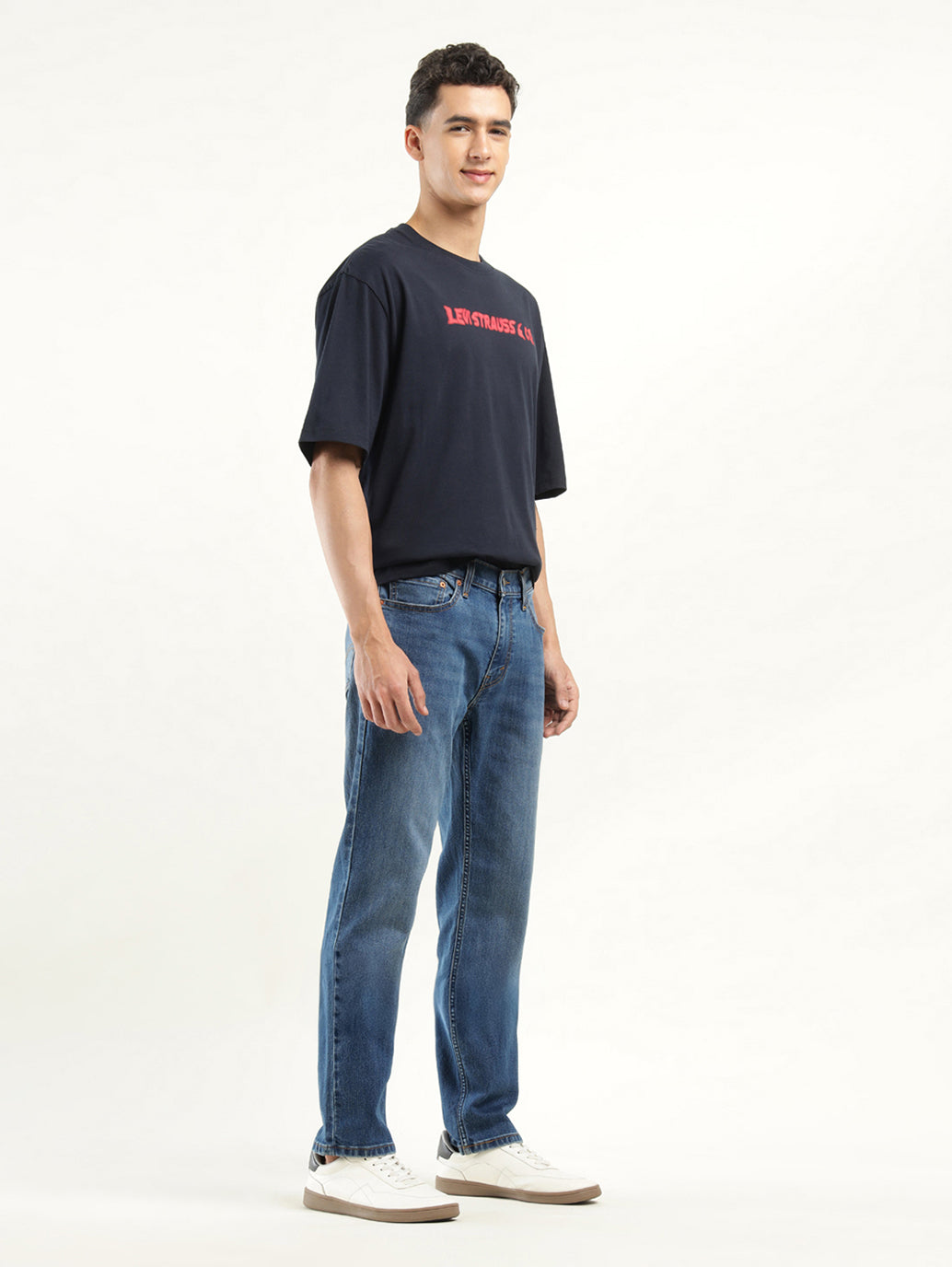 Men's 511 Indigo Slim Fit Mid Rise Jeans - Front View