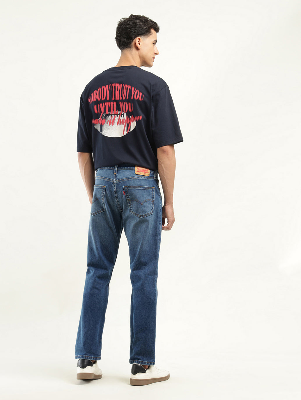 Men's 511 Indigo Slim Fit Mid Rise Jeans - Back View