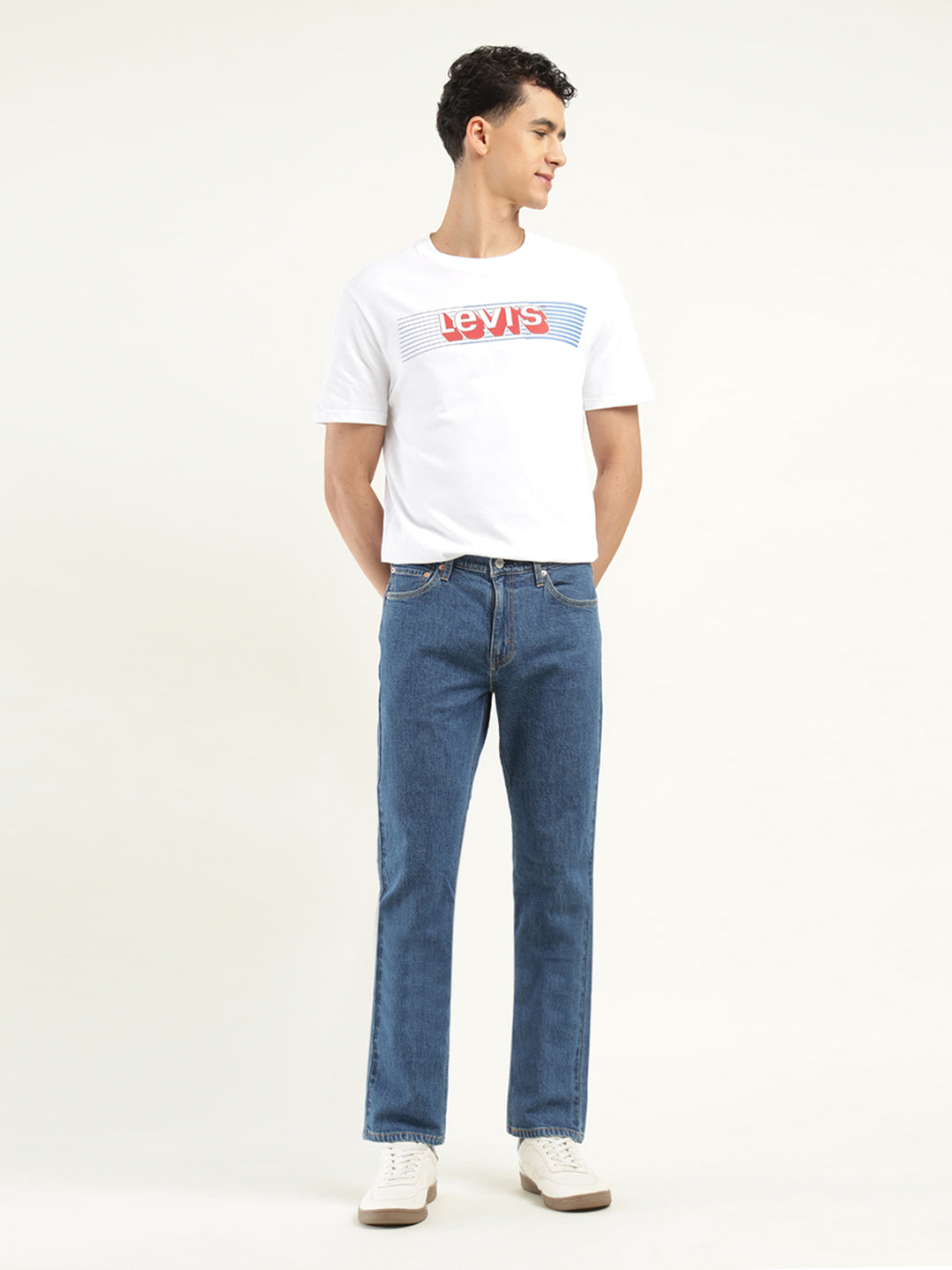 Men's 511 Indigo Slim Fit Mid Rise Jeans - Front View