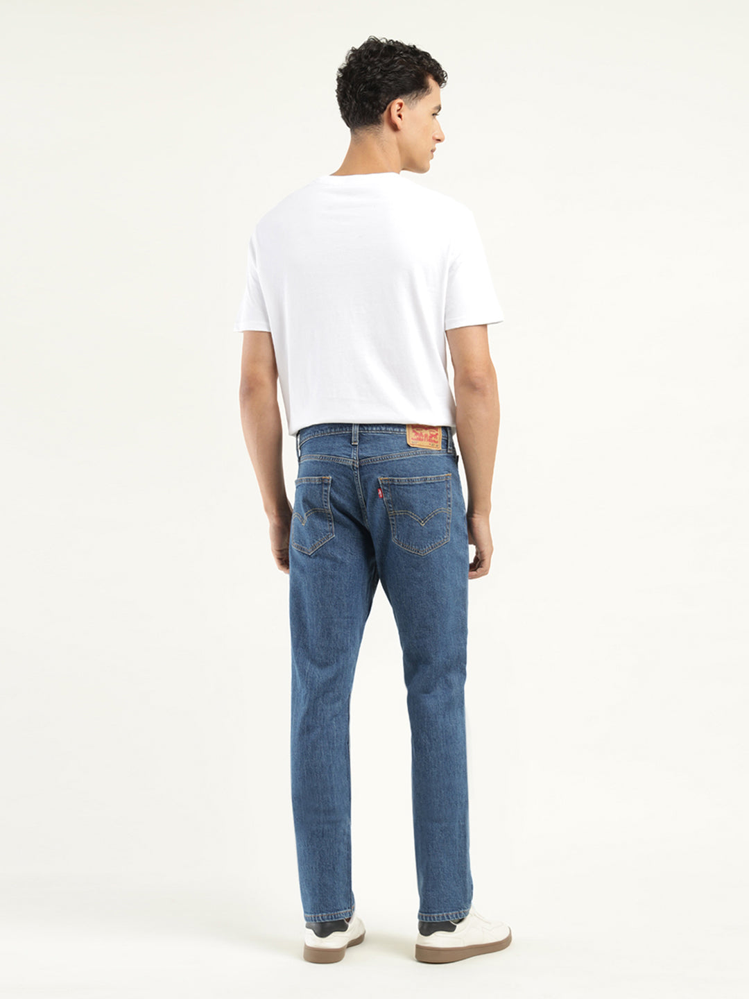 Men's 511 Indigo Slim Fit Mid Rise Jeans - Back View