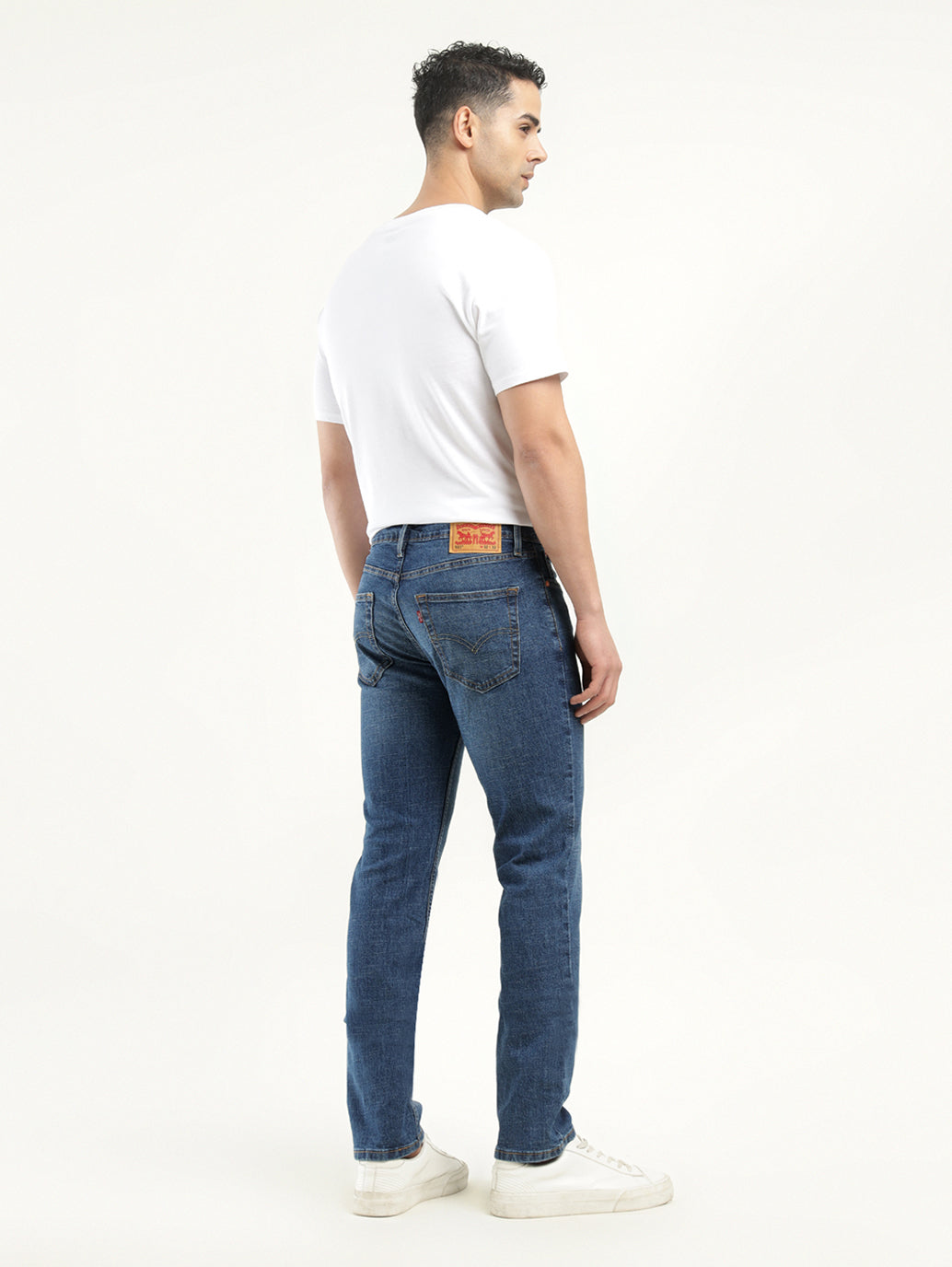 Men's 511 Indigo Slim Fit Mid Rise Jeans - Back View