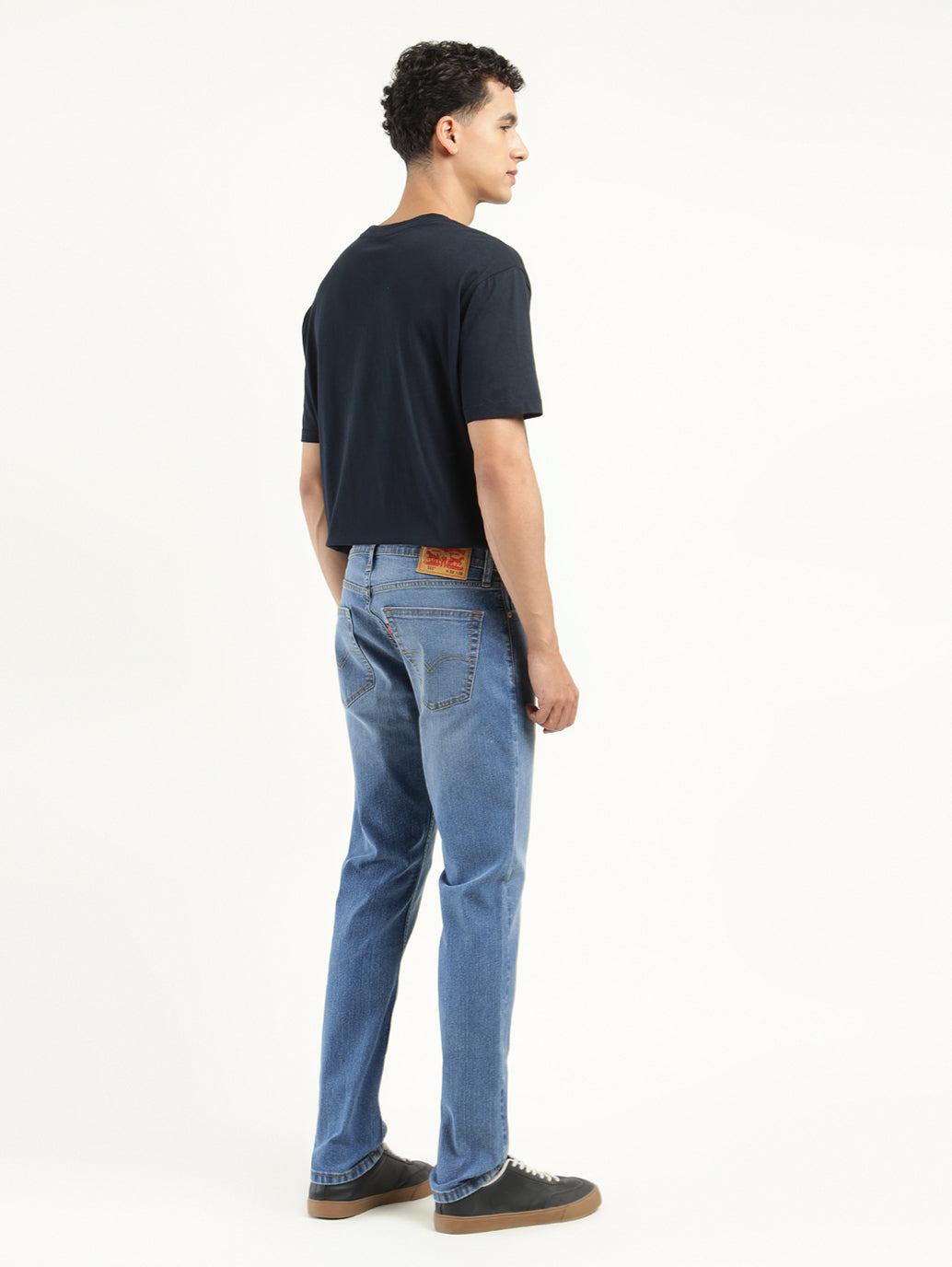 Men's 511 Indigo Slim Fit Mid Rise Jeans - Back View