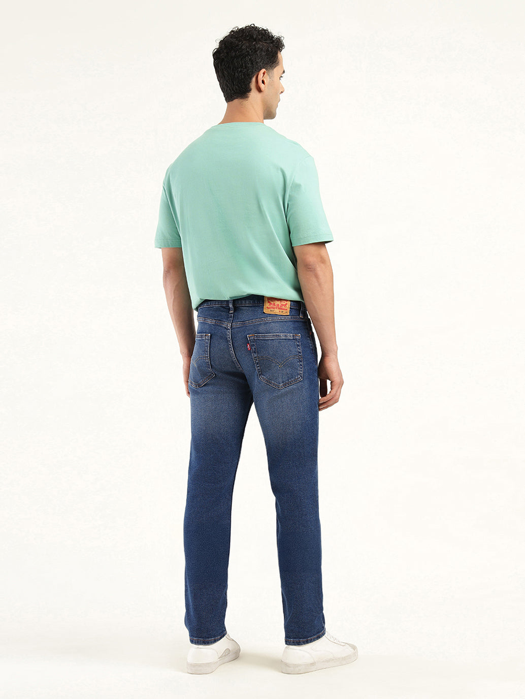 Men's 511 Indigo Slim Fit Mid Rise Jeans - Back View