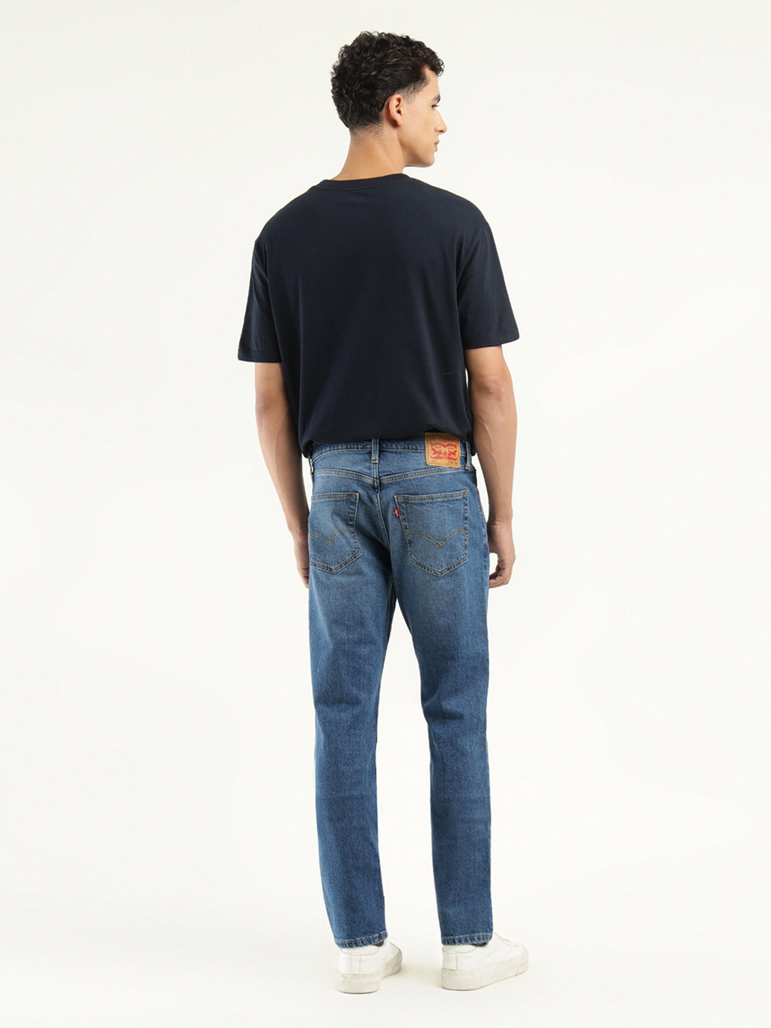 Men's 511 Indigo Slim Fit Mid Rise Jeans - Back View