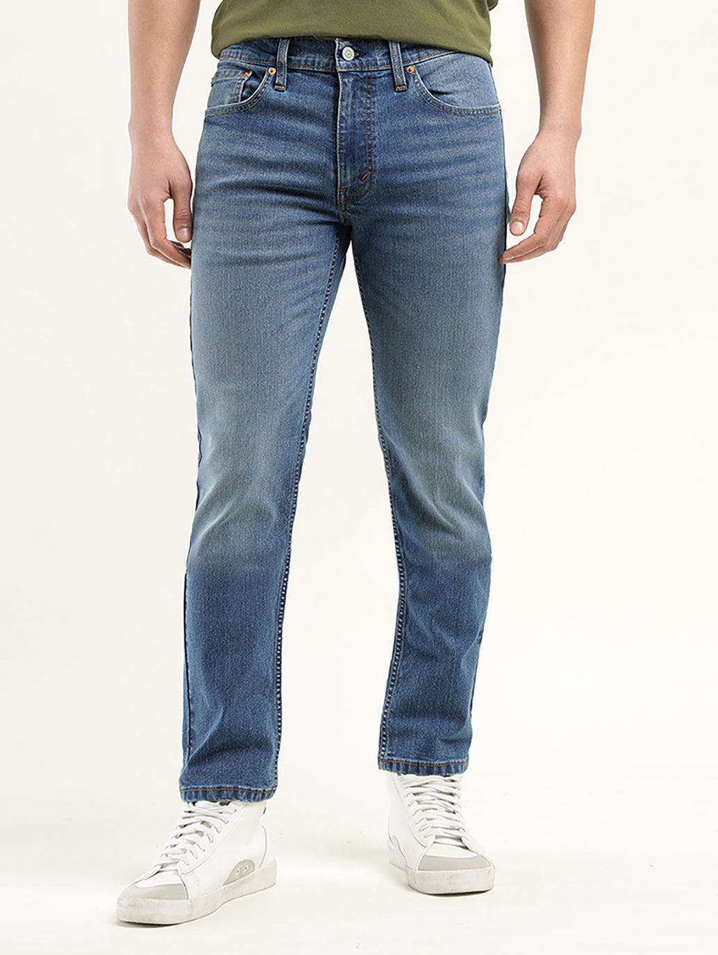 Men's 511 Indigo Slim Fit Mid Rise Jeans - Detail View