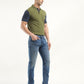 Men's 511 Indigo Slim Fit Mid Rise Jeans - side View