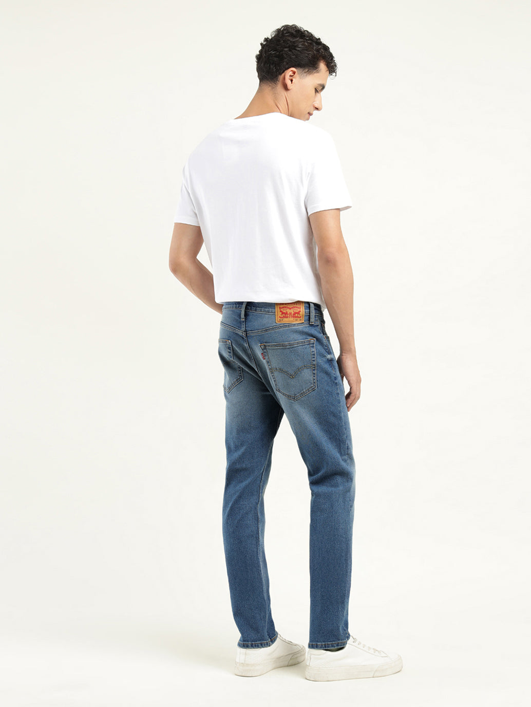 Men's 511 Indigo Slim Fit Mid Rise Jeans - Back View