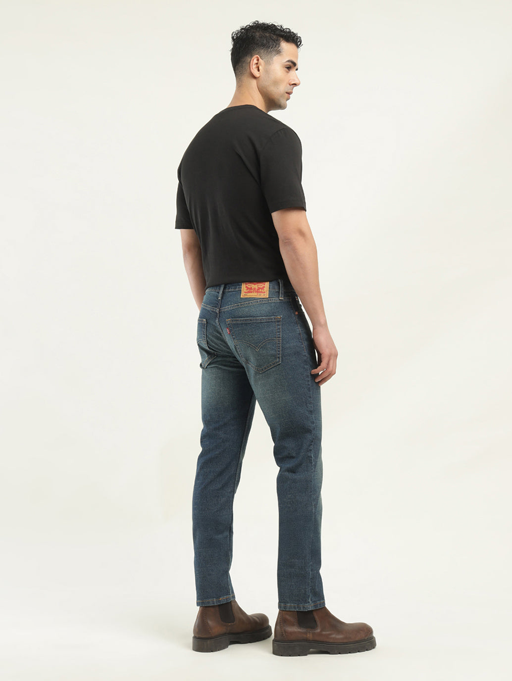 Men's 511 Indigo Slim Fit Mid Rise Jeans - Back View
