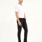 Men's 511 Black Slim Fit Mid Rise Jeans - Side View