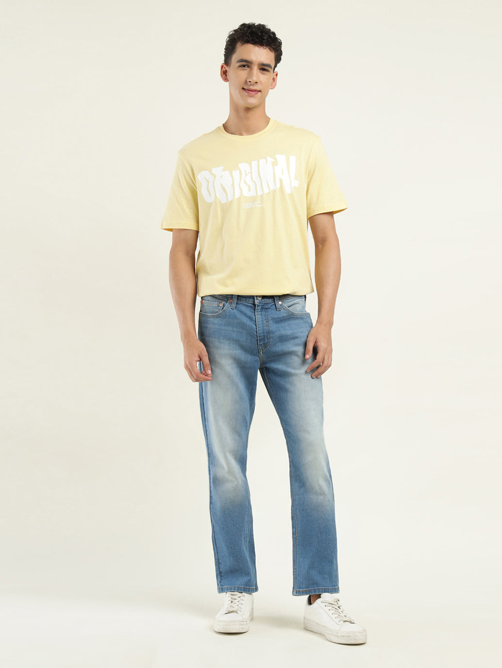 Men's 511 Indigo Slim Fit Mid Rise Jeans - Front View