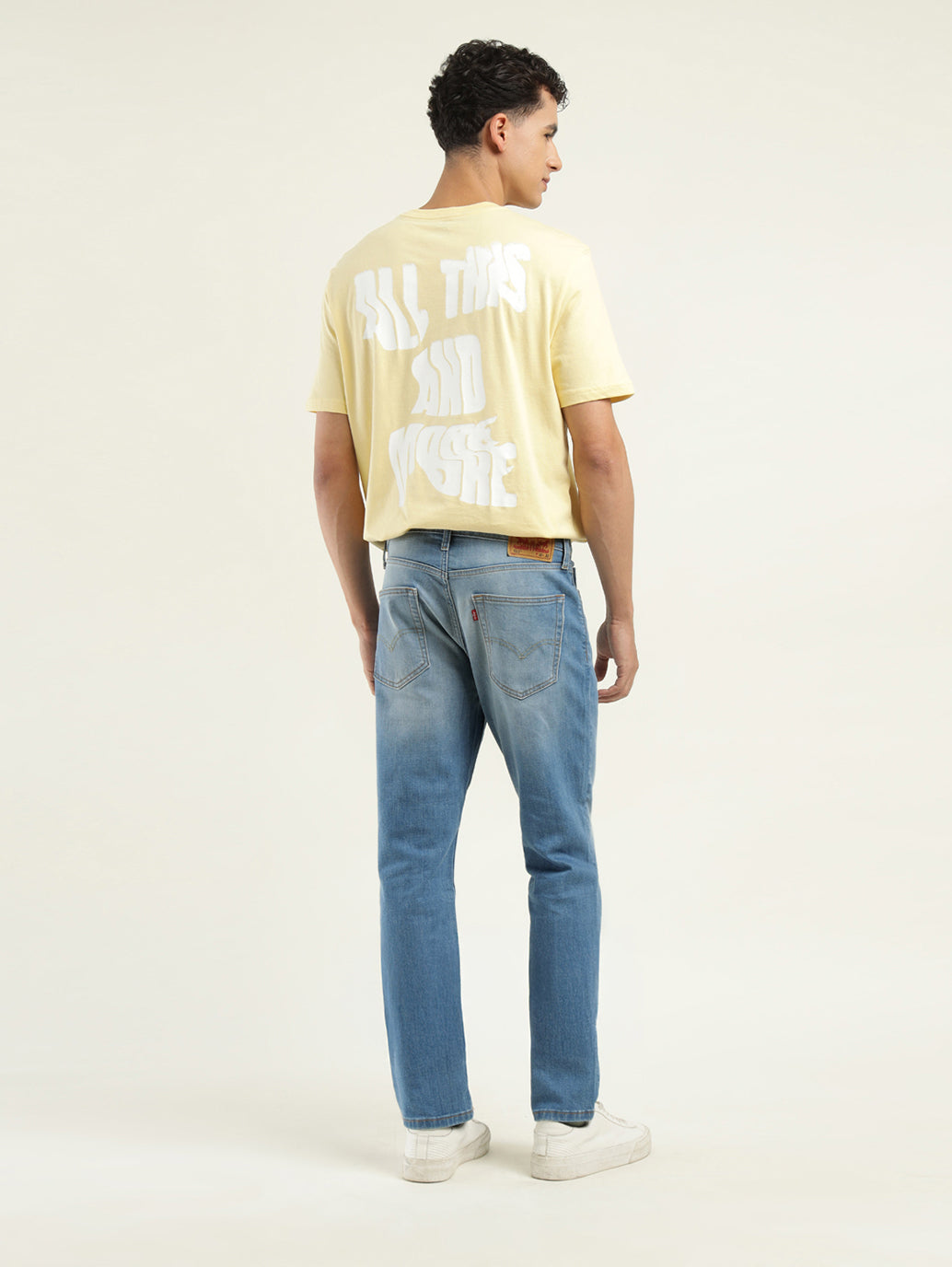 Men's 511 Indigo Slim Fit Mid Rise Jeans - Back View