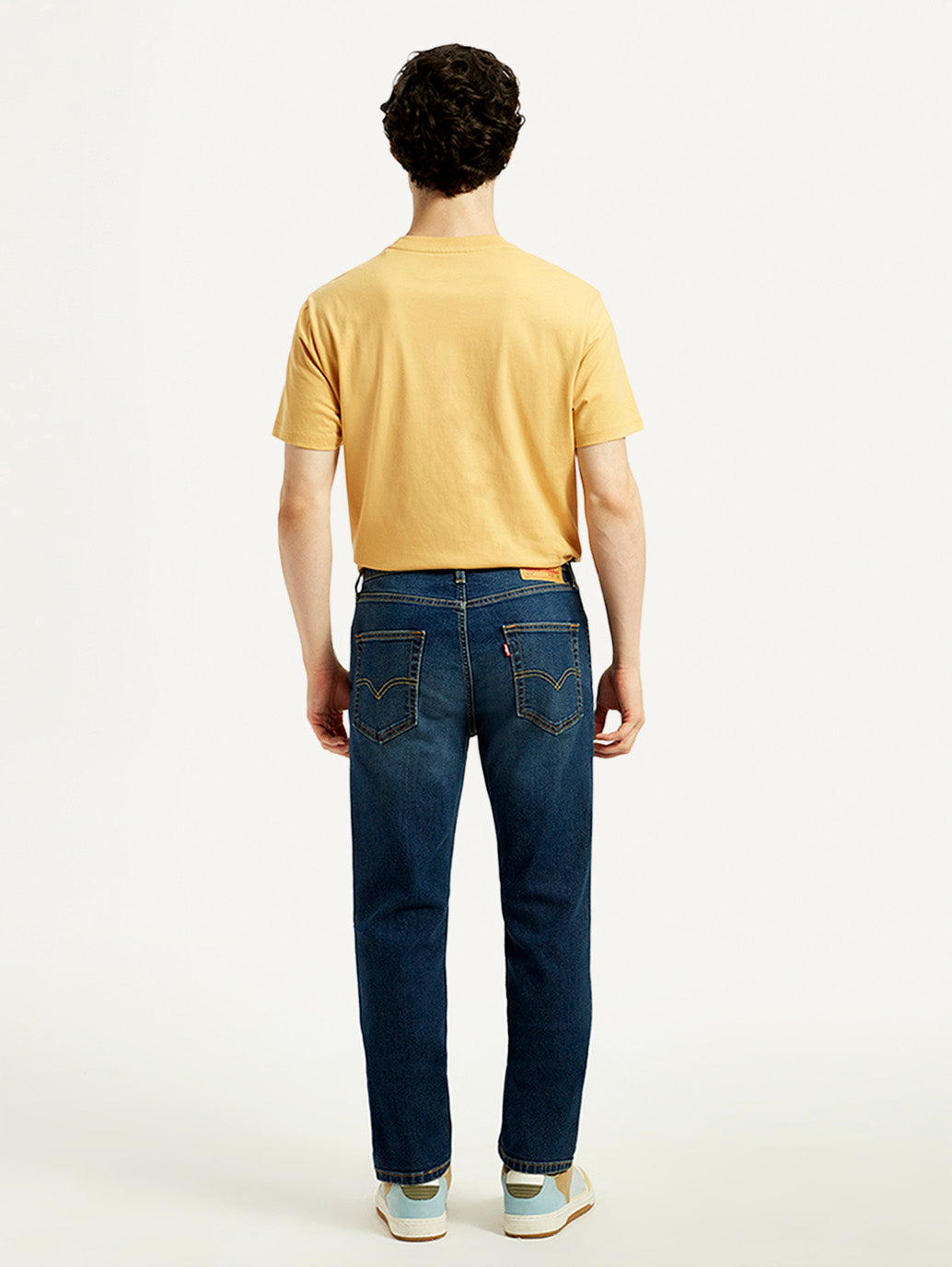Men's 511 Dark Indigo Slim Fit Mid Rise Jeans - Back View