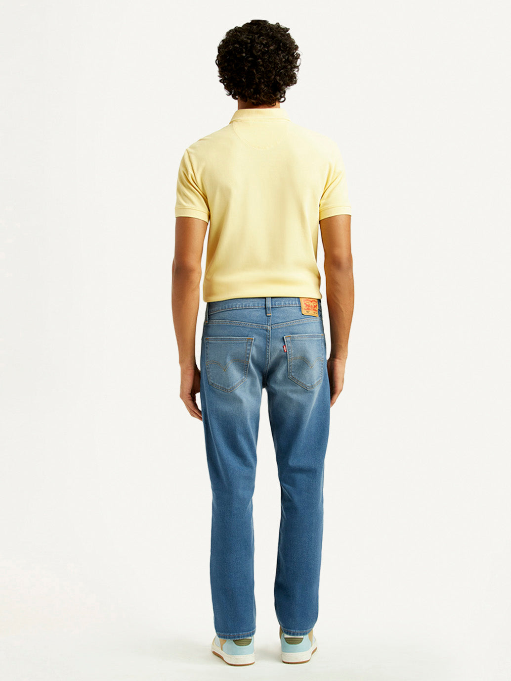 Men's 511 Med Indigo Slim Fit Mid Rise Jeans - Back View