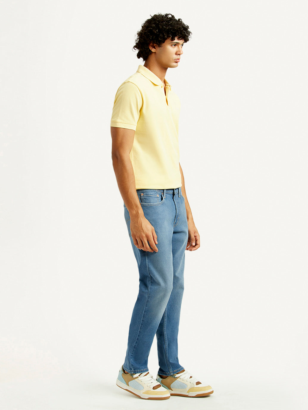 Men's 511 Med Indigo Slim Fit Mid Rise Jeans - Side View