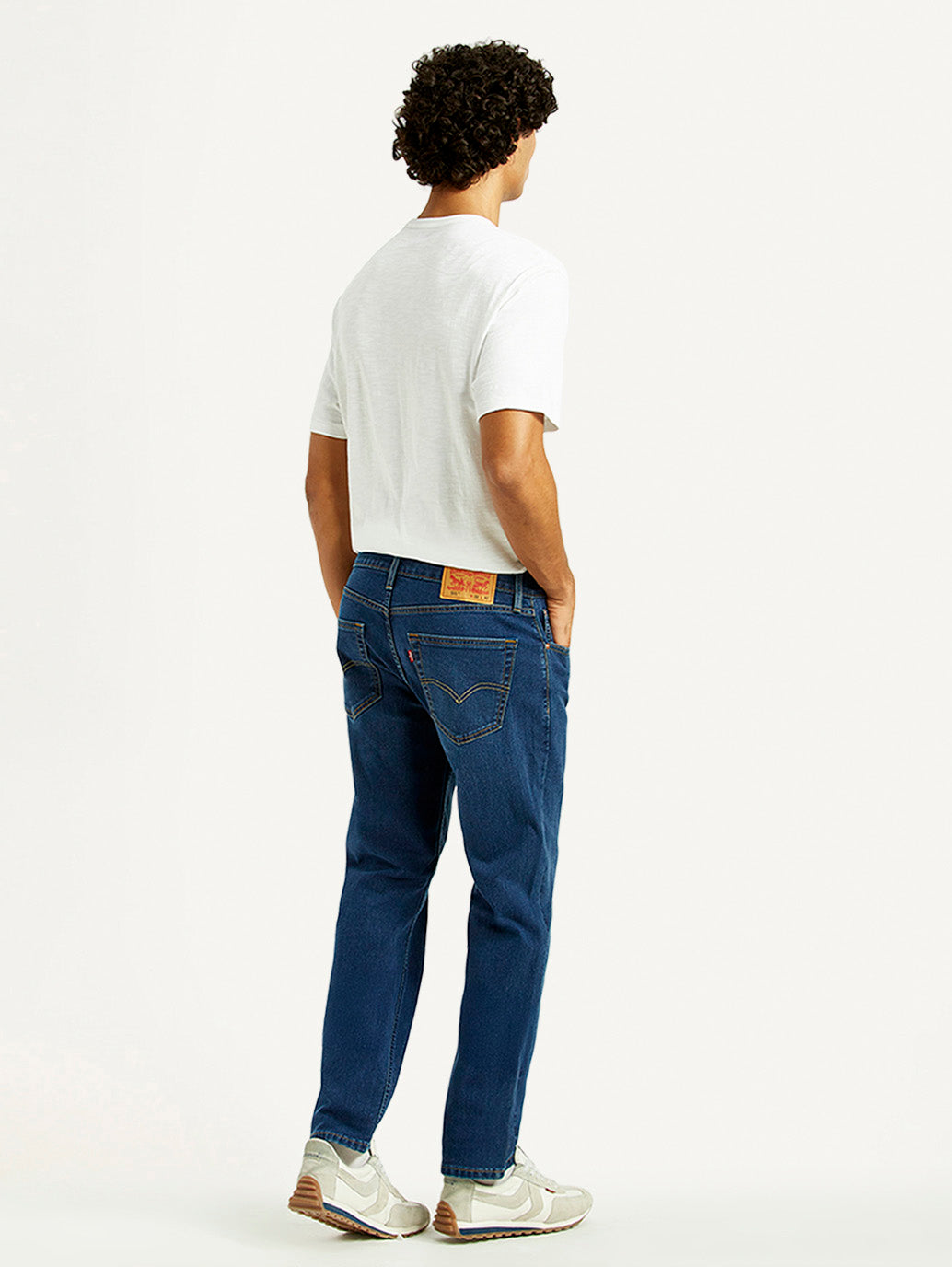 Men's 511 Dark Indigo Slim Fit Mid Rise Jeans - Back View