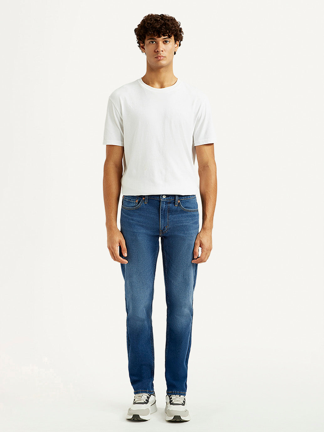Men's 511 Med Indigo Slim Fit Mid Rise Jeans - Front View
