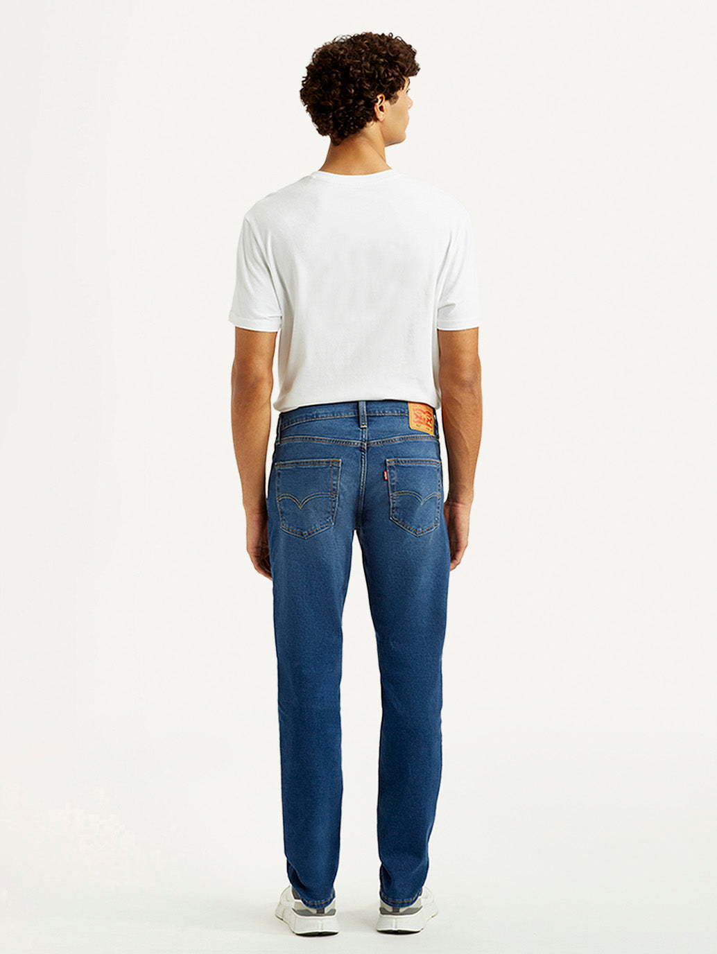 Men's 511 Med Indigo Slim Fit Mid Rise Jeans - Back View