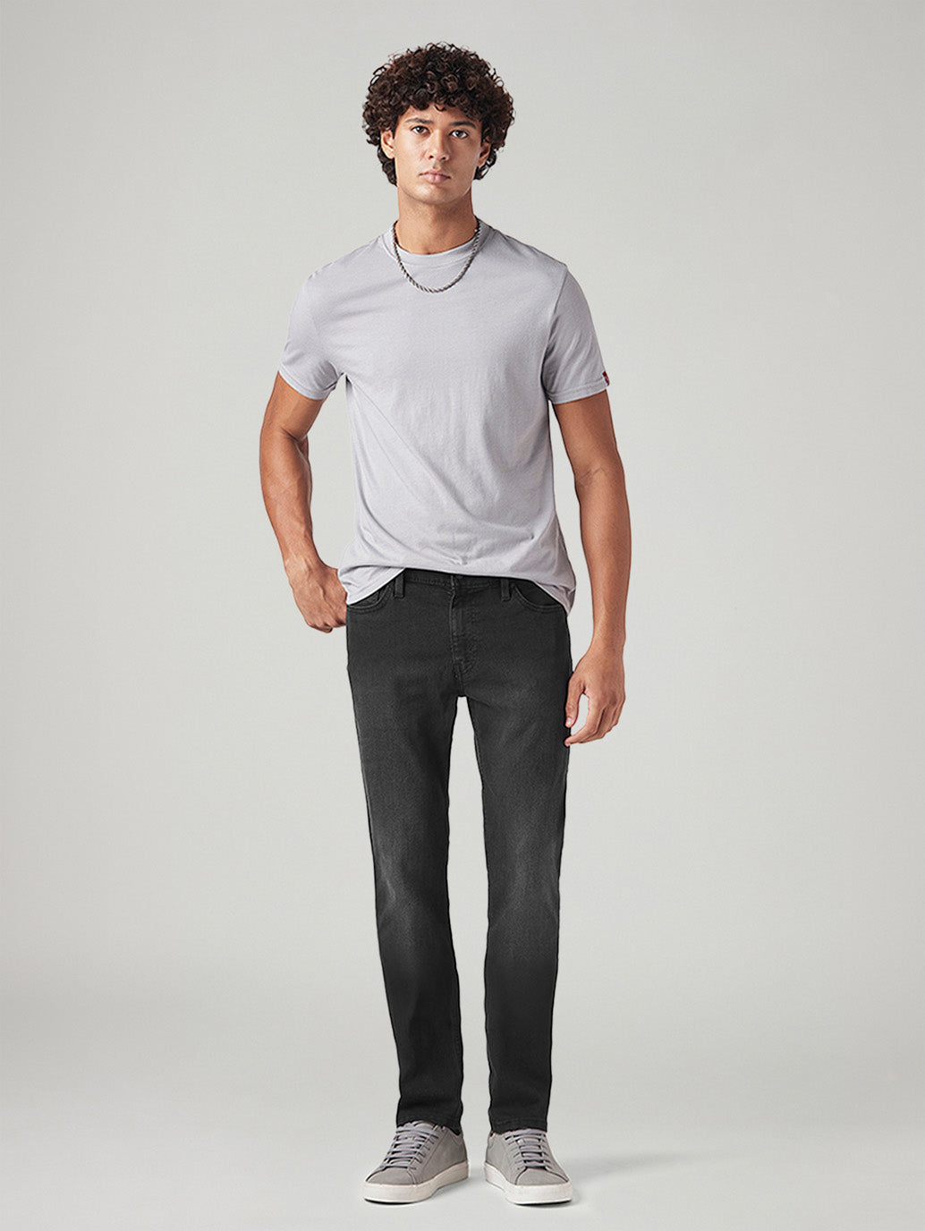 Men's 511 Charcoal Grey Slim Fit Mid Rise Jeans