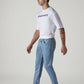 Men's 511 Light Blue Slim Fit Mid Rise Jeans - Side View