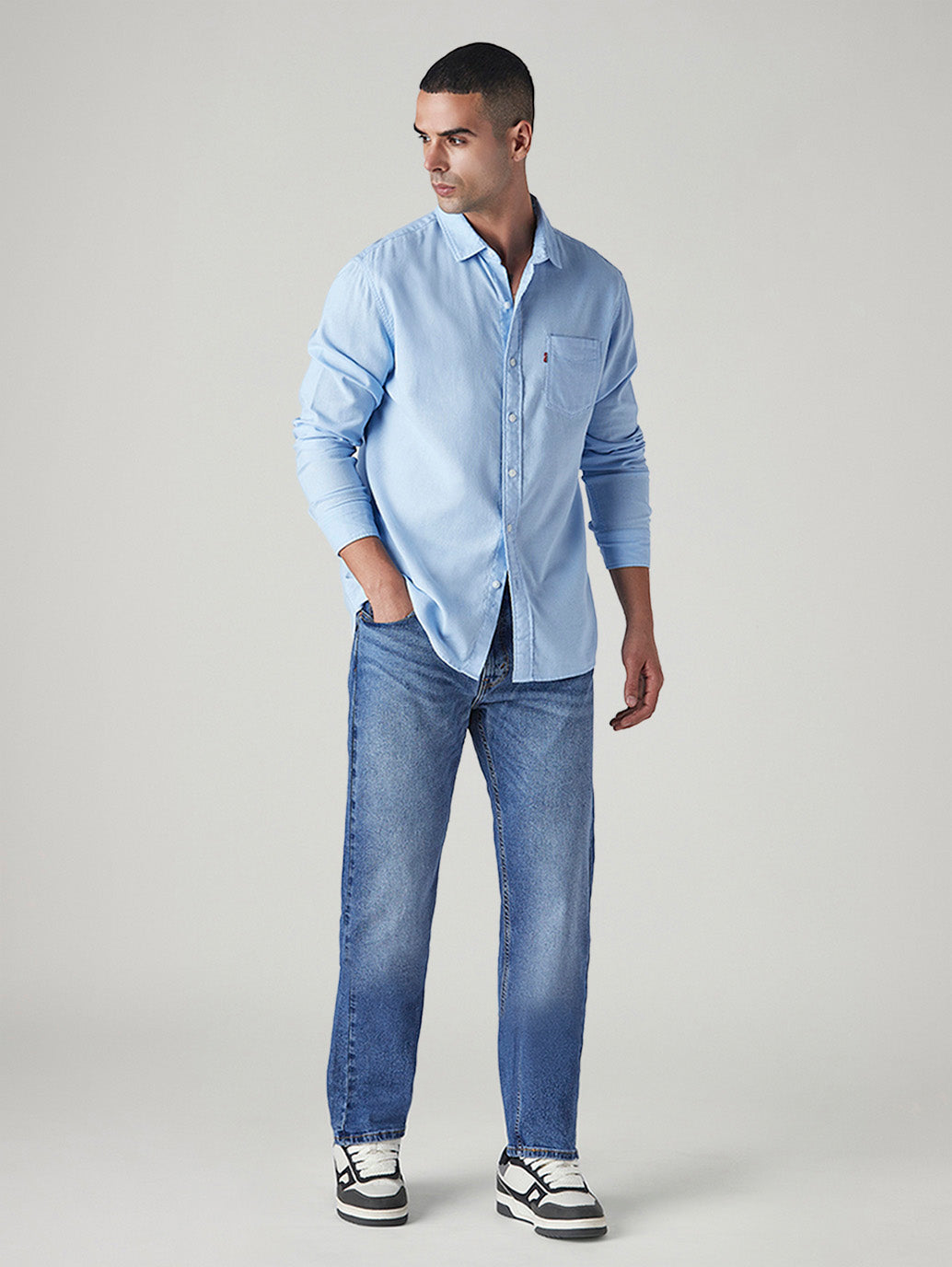Men's 511 Blue Slim Fit Mid Rise Jeans