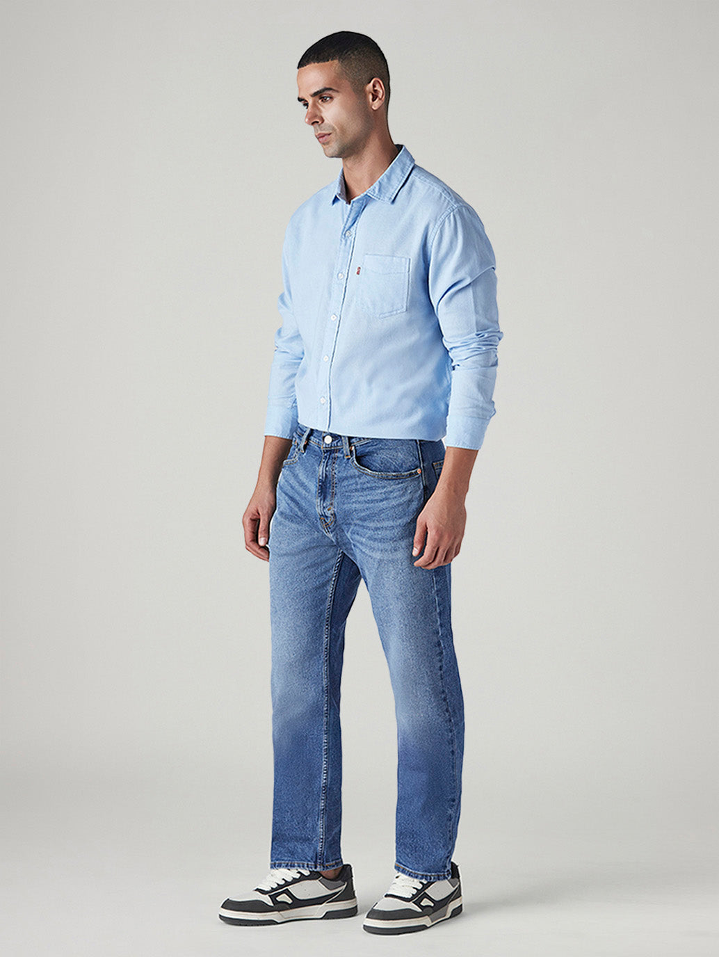 Men's 511 Blue Slim Fit Mid Rise Jeans - 0da77145-e630-4f74-84ed-6d7413564d8d View